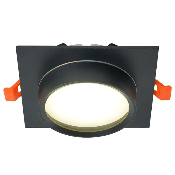 Светильник потолочный встраиваемый, 15W 230V GX53, IP44, черный, квадрат, без лампы, DL505 Feron — фото 11