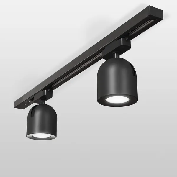 Трековый светильник для однофазного шинопровода MRL 1005 Ogma GU10 черный Elektrostandard — фото 4