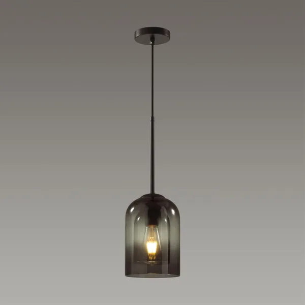 Подвес E27 1*60W 220V BORIS черный,серый L провода 1500мм LUMION — фото 2