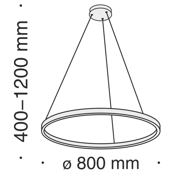 Подвесной светильник 51Вт 4000K Латунь IP20 Rim MOD058PL-L42BS4K Technical Maytoni — фото 4
