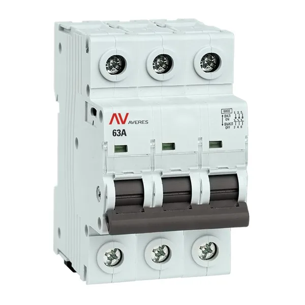 Выключатель нагрузки AVN 3П 63A AVERES EKF