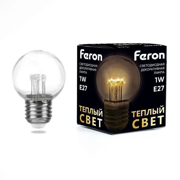 Лампа светодиодная Feron LB-378 E27 1W 2700K