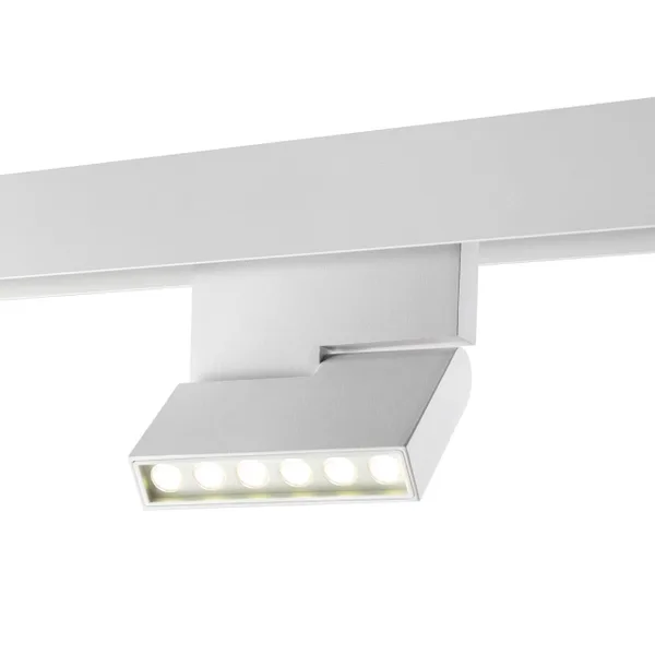 Трековый св-к димм.с ДУ,со сменой цв.темп.IP20 LED 3000~6500К 12W 48V белый FLUM D NOVOTECH — фото 2