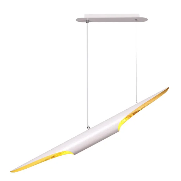 Подвесной свет-к GU10 LED 2*12W 220V WHITNEY бел/золот/мет ODEON LIGHT — фото 5
