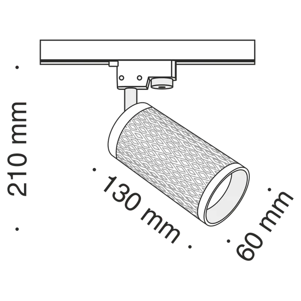 Светильник трековый 1*GU10 50Вт Белый IP20 Focus Design TR011-1-GU10-W Technical Maytoni — фото 5