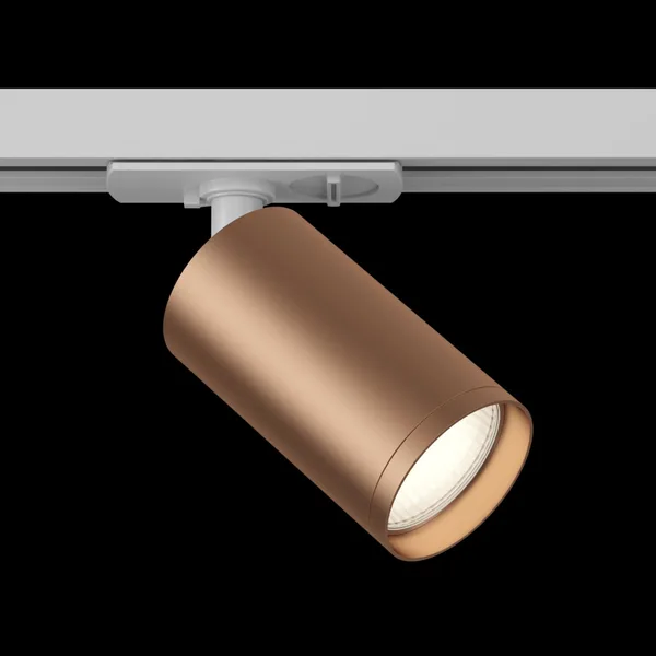 Светильник трековый 1*GU10 10Вт Белый и Медь матовая IP20 Focus S TR020-1-GU10-WC Technical Maytoni — фото 3