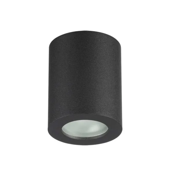 Потолочный накл.св-к IP44 GU10 1*50W 220V AQUANA черный ODEON LIGHT