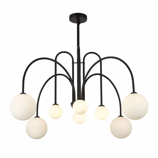Люстра потолочная Черный/Белый G9 8*5Вт SL1204.402.08 ST LUCE
