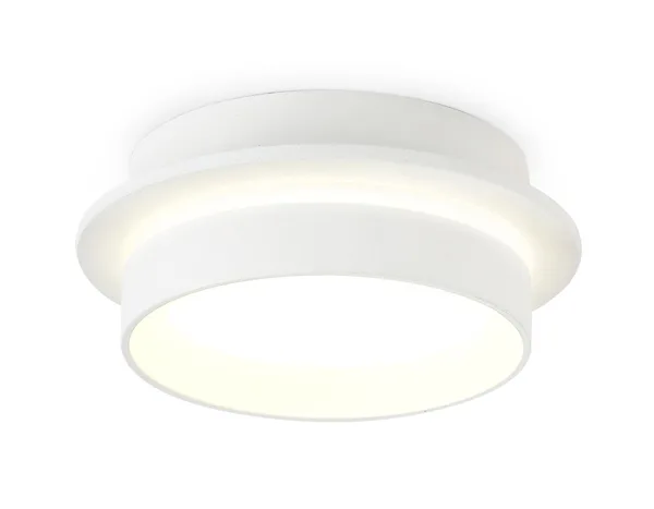 Светильник накладной TN5383 SWH/FR белый песок/белый матовый GX53 IP44 D105*40 Ambrella Light
