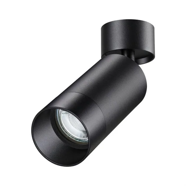 Св-к накл.IP20 GU10 9W 220V SLIM черный B NOVOTECH