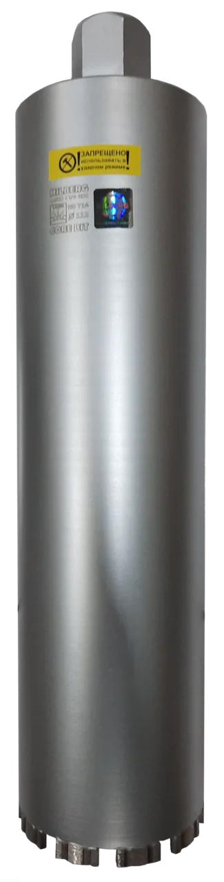 Коронка алмазная 112*450 Laser 1 1/4 UNC HD714 Hilberg