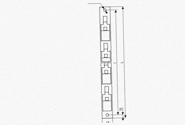 Стойка кронштейна рожкового криволинейного К1351.001-10 У3, окрашенный, 12 рожков, L1565, S3,0 Курганский ЗЭМИ — фото 2