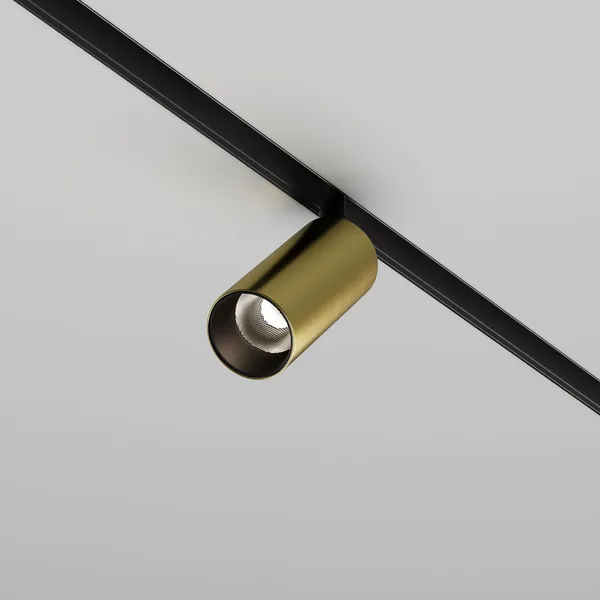 Трековый светильник LED 5Вт Черный и Латунь IP20 Magnetic track system Exility TR032-2-5W4K-M-BBS Technical Maytoni — фото 2