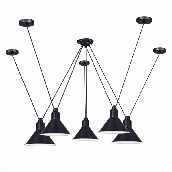 Светильник подвесной Черный/Черный E14 5*60Вт SL1804.403.05 ST LUCE
