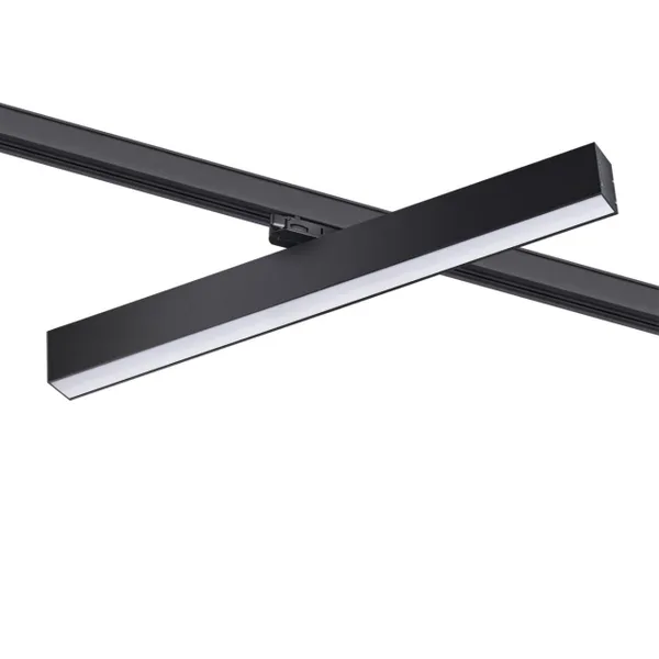 Св-к трехфазный трековый св/д IP20 LED 4000K 30W 220V ITER черный C NOVOTECH