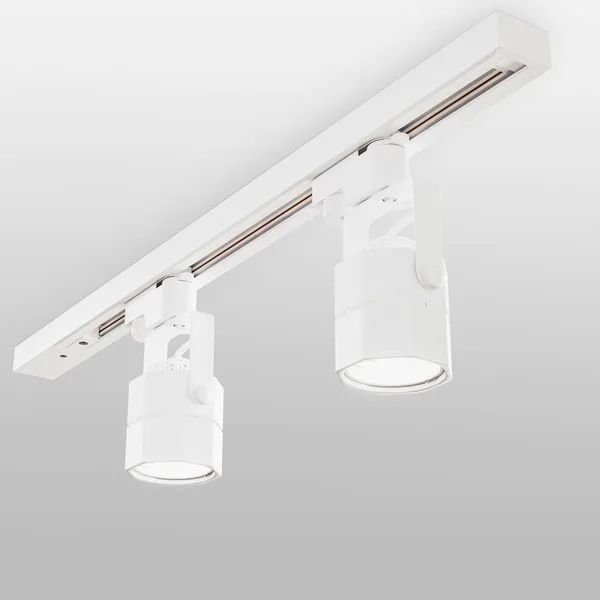 Трековый светильник MRL 1004 для однофазного шинопровода Robi GU10 белый Electrostandart Elektrostandard — фото 4