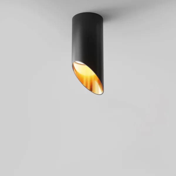 Потолочный светильник 1*GU10 12Вт Черный с Золотом IP20 Ceiling & Wall C044CL-01-15GU10-B Technical Maytoni — фото 3