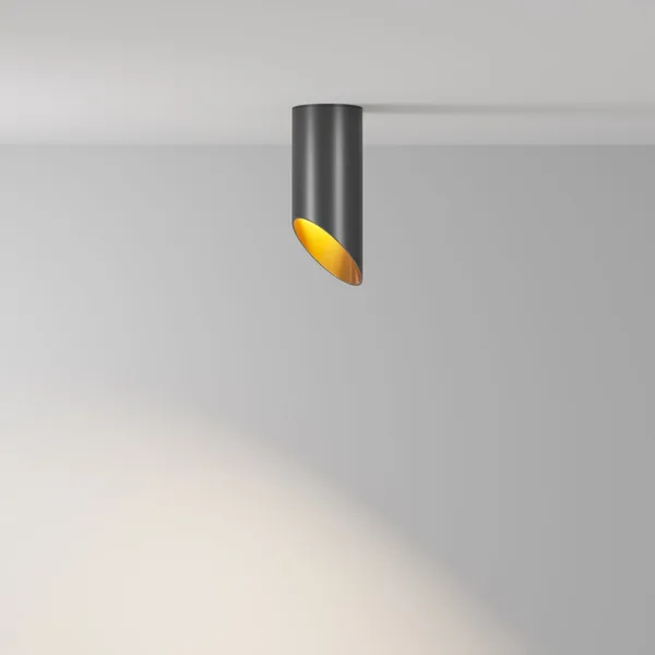 Потолочный светильник 1*GU10 12Вт Черный с Золотом IP20 Ceiling & Wall C044CL-01-15GU10-B Technical Maytoni — фото 4