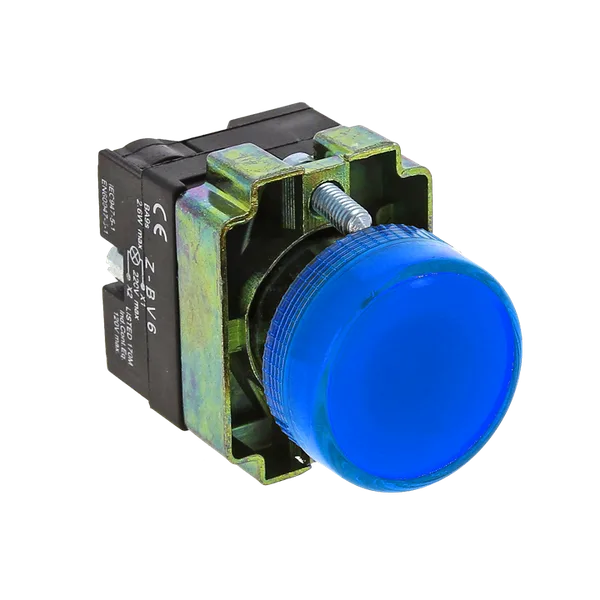 Лампа сигнальная BV66 синяя PROxima EKF