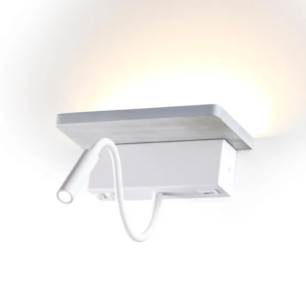Настен.св-к LED 8W 560Лм 3000К WOODY седой дуб с белым/дерево ODEON LIGHT — фото 4