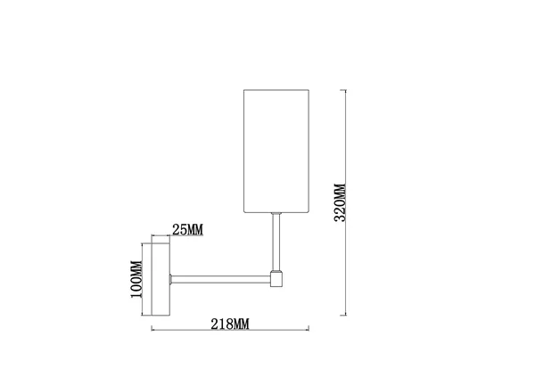 Настенный светильник (бра) 1*E14 60Вт Латунь IP20 Agnes FR5184WL-01BS Freya — фото 3