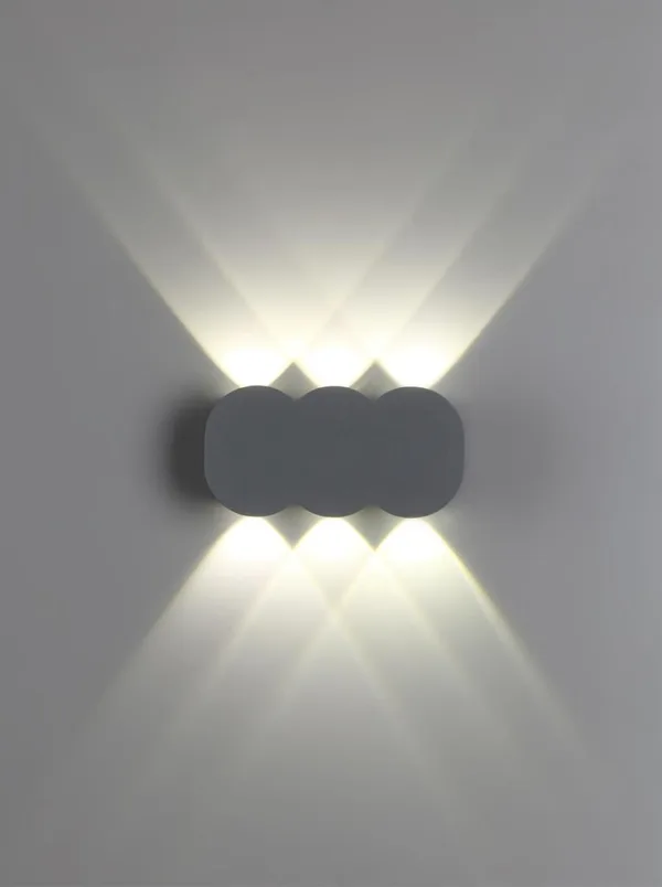 Ландшафтный настенный св-к IP54 LED 4000K 6W 85-265V CALLE темно-серый C NOVOTECH — фото 4