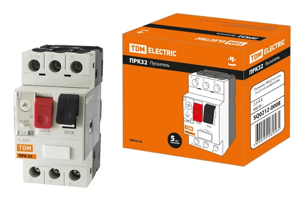 Пускатель ПРК32-4 In=4A Ir=2,5-4A Ue 660В TDM