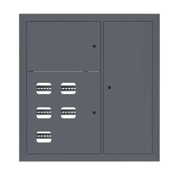 Щит этажный 5 кв, RAL7024 (1000х950х150) PROxima EKF