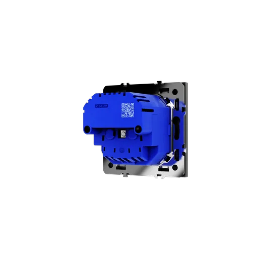 Розетка встраиваемая Voltum S70 с заземлением и защитными шторками, 16А, с USB, A+A, (титан) — фото 4