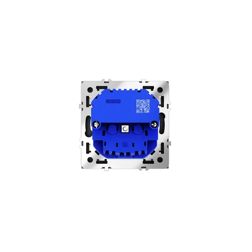 Розетка встраиваемая Voltum S70 с заземлением и защитными шторками, 16А, с USB, A+A, (титан) — фото 6