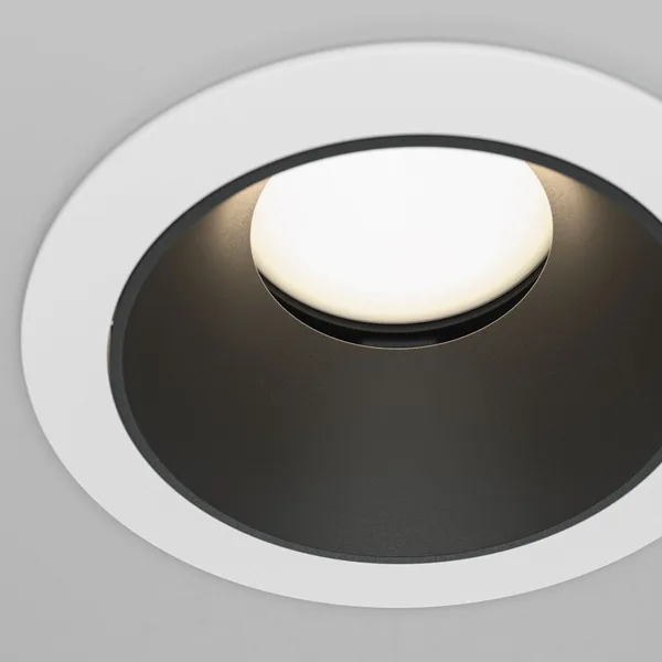 Встраиваемый светильник 1*GU10 10Вт Бело-черный IP20 Downlight DL051-U-1WB Technical Maytoni — фото 2