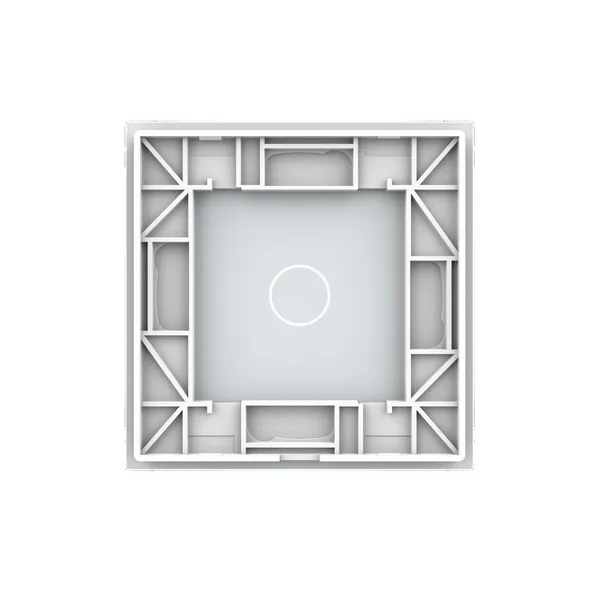 Панель для одноклавишного выключателя белая Livolo — фото 4