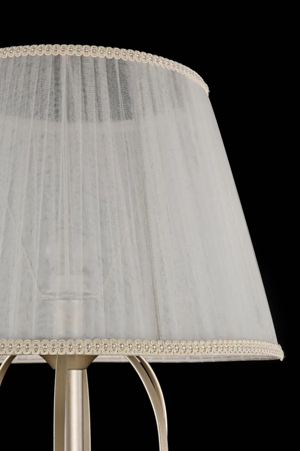 Напольный светильник (торшер) 1*E14 40Вт Кремовый с Золотом IP20 Simone FR2020-FL-01-BG Freya — фото 3
