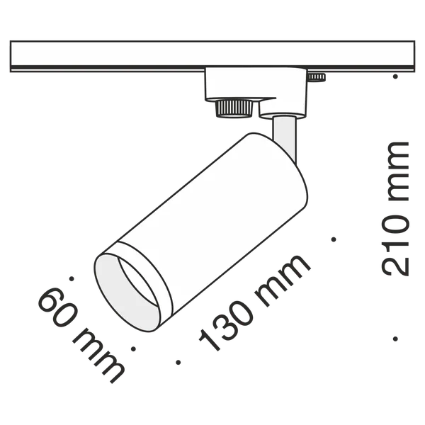 Светильник трековый 1*GU10 50Вт Черный IP20 Focus TR004-1-GU10-B Technical Maytoni — фото 4