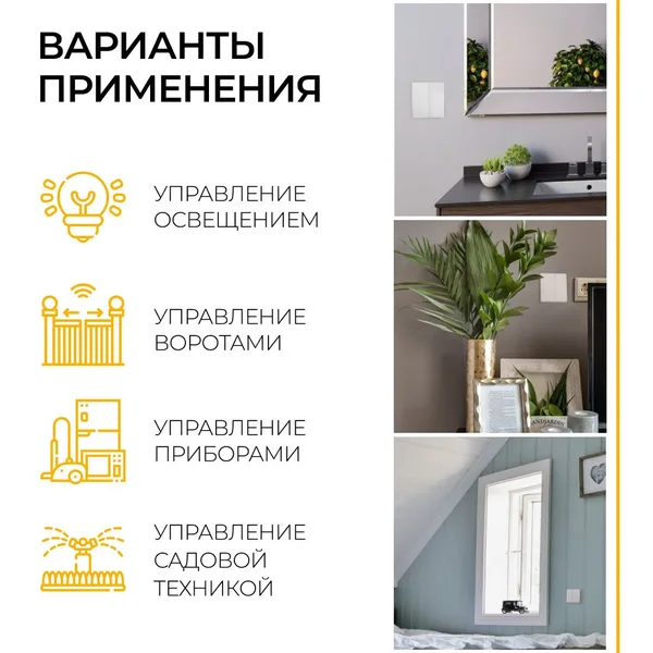 Радиочастотный контроллер для управления с помощью беспроводного выключателя SMART AC230V, LD100 Feron — фото 4