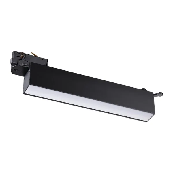 Св-к трехфазный трековый св/д IP20 LED 4000K 18W 220V ITER черный NOVOTECH — фото 2