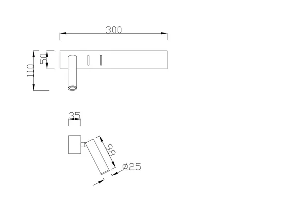 Бра 8Вт 3000K Белый IP20 Comodo C031WL-L8W3K Technical Maytoni — фото 3