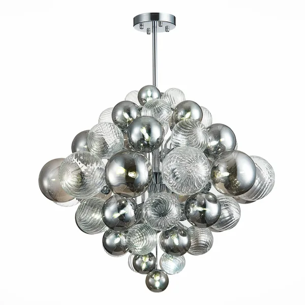 Люстра подвесная Хром/Дымчатый, Прозрачный G9 29*5Вт 4000К SL1124.103.29 ST LUCE