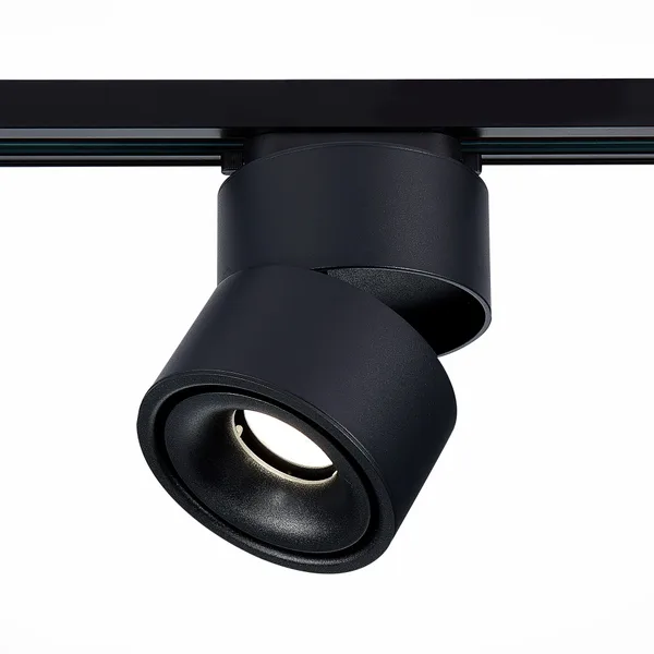 Светильник трековый Черный LED 1*12Вт 4000К 1 000Lm Ra>90 36° IP20 D100xH136 170-240В ST652.446.12 ST LUCE
