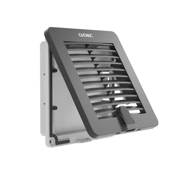 Вентиляционная решетка с фильтром RF 150x150 мм, IP54, RAL9005 DKC — фото 3