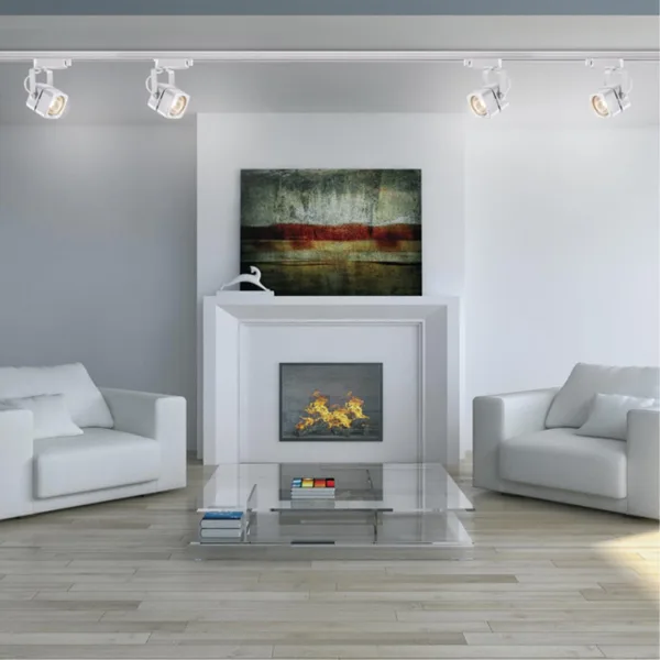 Св-к трековый однофазный IP20 GU10 50W 220V PIPE белый F NOVOTECH — фото 2