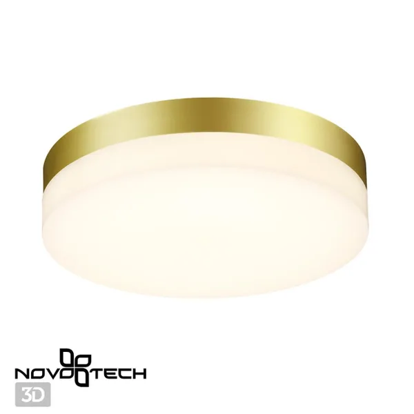 Св-к ландшафтный св/д IP54 LED 4000К 18W 220V OPAL золото NOVOTECH — фото 2