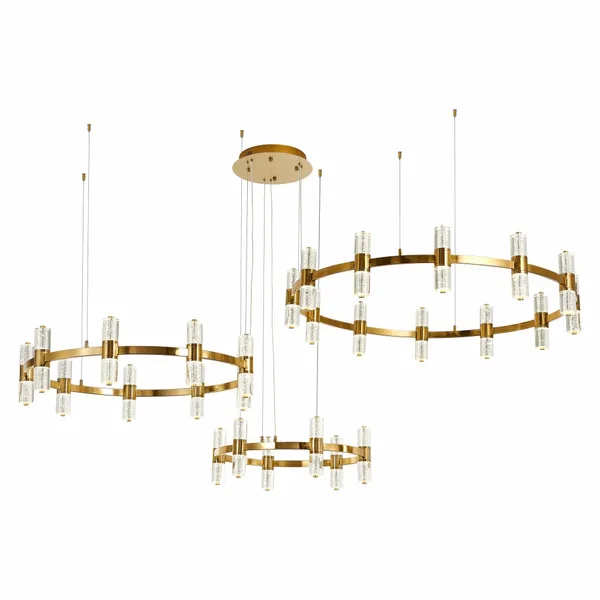 Люстра подвесная Латунь/Прозрачный LED 54*2,5Вт 4000К SL6007.203.54 ST LUCE