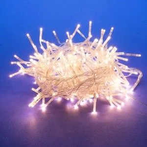 Гирлянда-нить WARNM Фейерверк 200LED тепл.бел. 3м, 8реж. IP20 Uniel