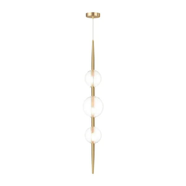 Подвес G9 3*5W LAZIA бронзовый/прозрачный/стекло ODEON LIGHT