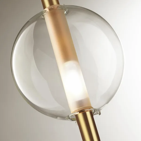 Подвес G9 3*5W LAZIA бронзовый/прозрачный/стекло ODEON LIGHT — фото 4
