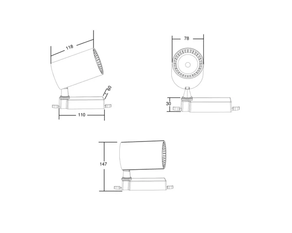 Трековый светильник LED 10Вт Белый IP20 Three phase track system Trinity TR029-3-10W4K-W Technical Maytoni — фото 3