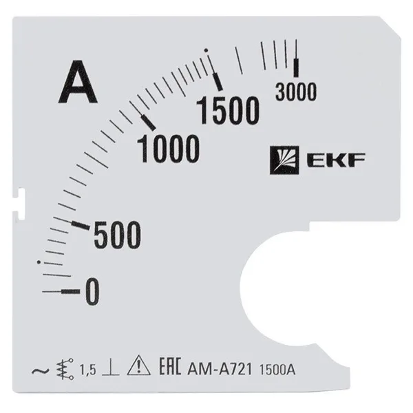 Шкала сменная для A721 1500/5А-1,5 PROxima EKF