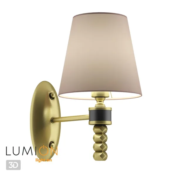Бра E14 1*40W 220V MONTANA античная латунь,бежевый LUMION — фото 5