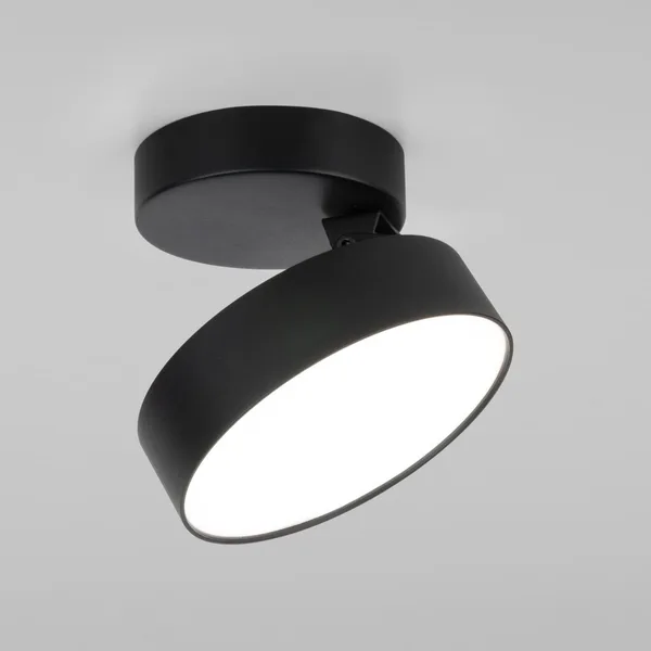Накладной светодиодный светильник 12Вт 4200К черный IP20 Pila (a060189) Elektrostandard